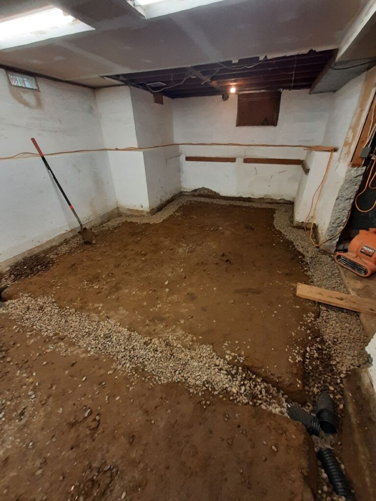 Basement Waterproofing in Tacoma, WAbefore