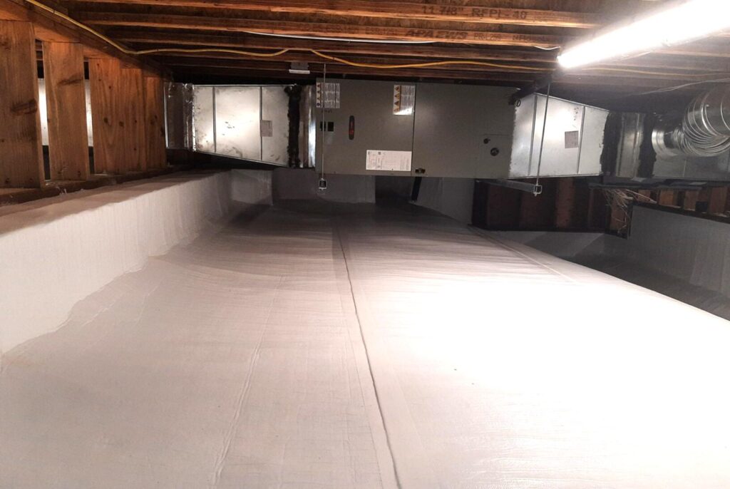 Crawl Space Encapsulation in Pleasant Hill, OR after