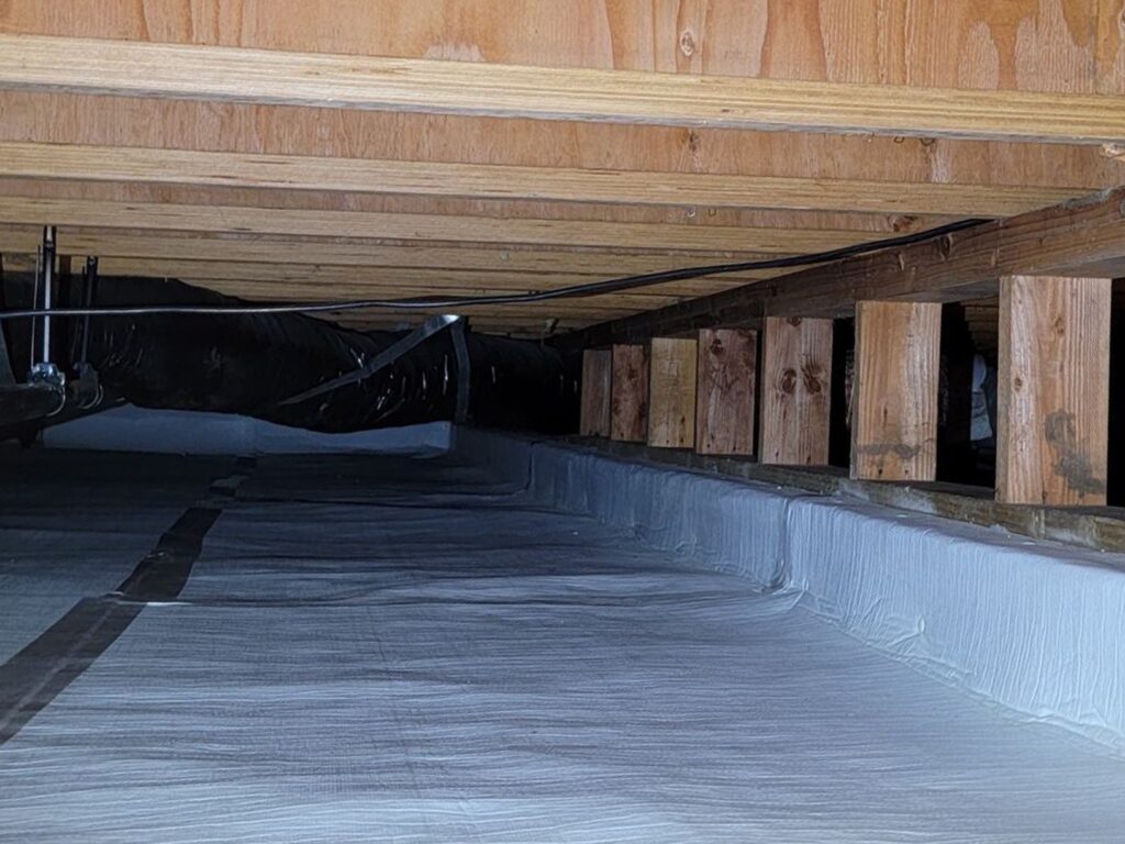 Crawl Space Encapsulation in Talent, OR after