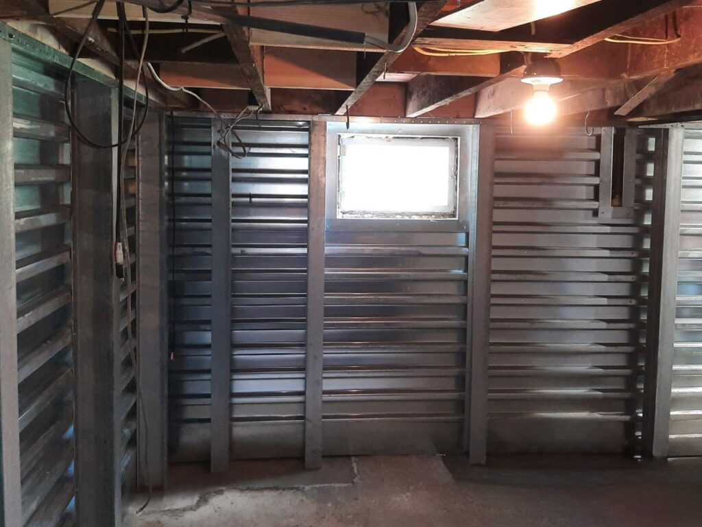 EverBrace Wall Stabilization in Portland, OR after